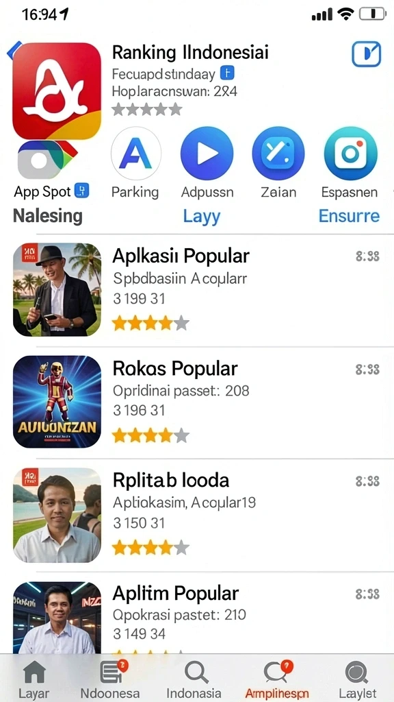 Tampilan antarmuka yang ramah pengguna.