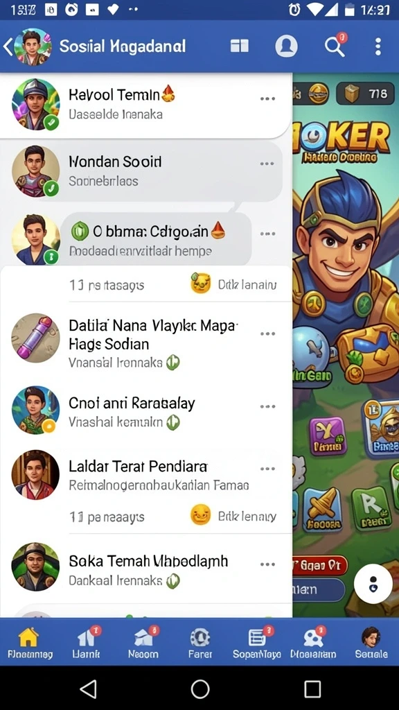 Tampilan awal permainan yang menawan dan menarik.
