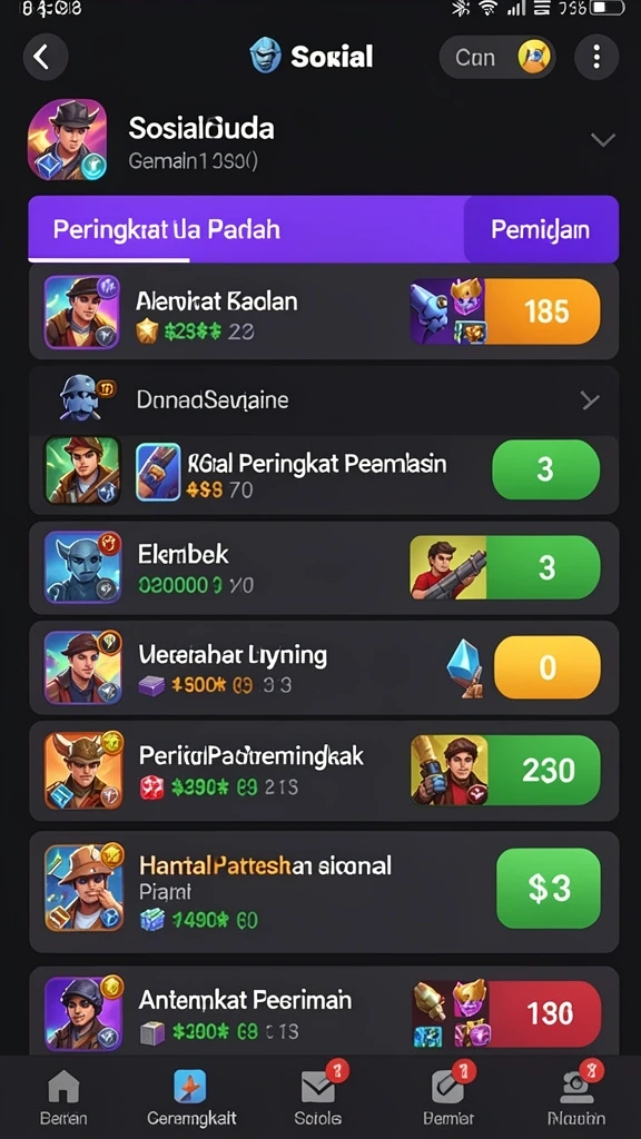 Tampilan menarik dari antarmuka 99RTP.