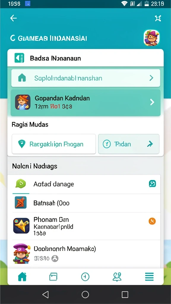 Fitur interaksi sosial yang menarik.