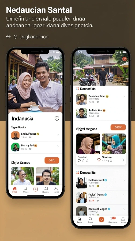 Tampilan awal yang menarik dan interaktif.