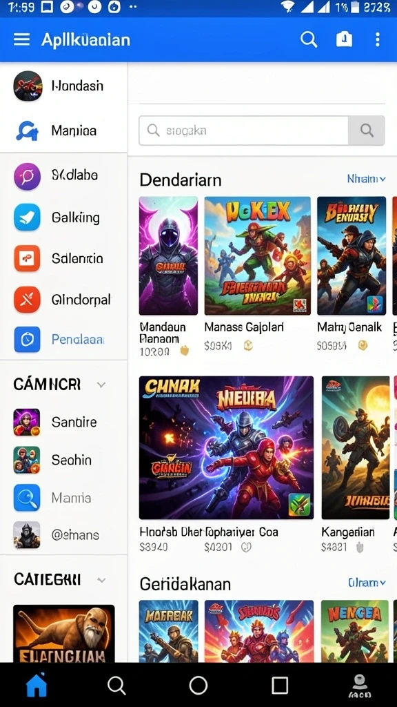 Gameplay yang seru dengan banyak tantangan.
