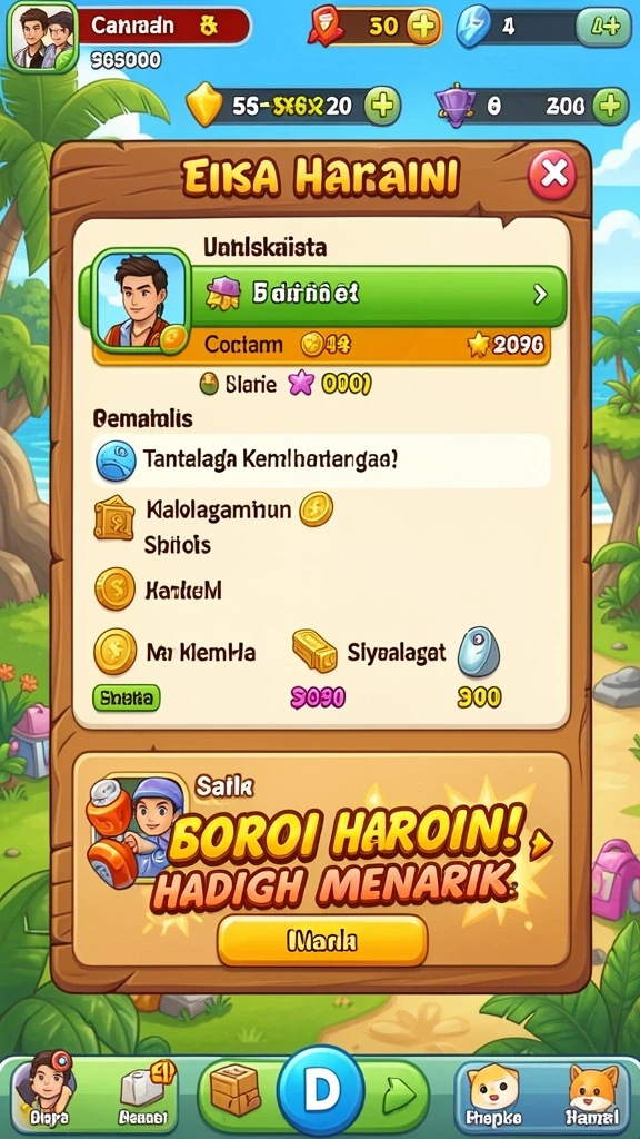 Karakter unik dengan kemampuan khusus.