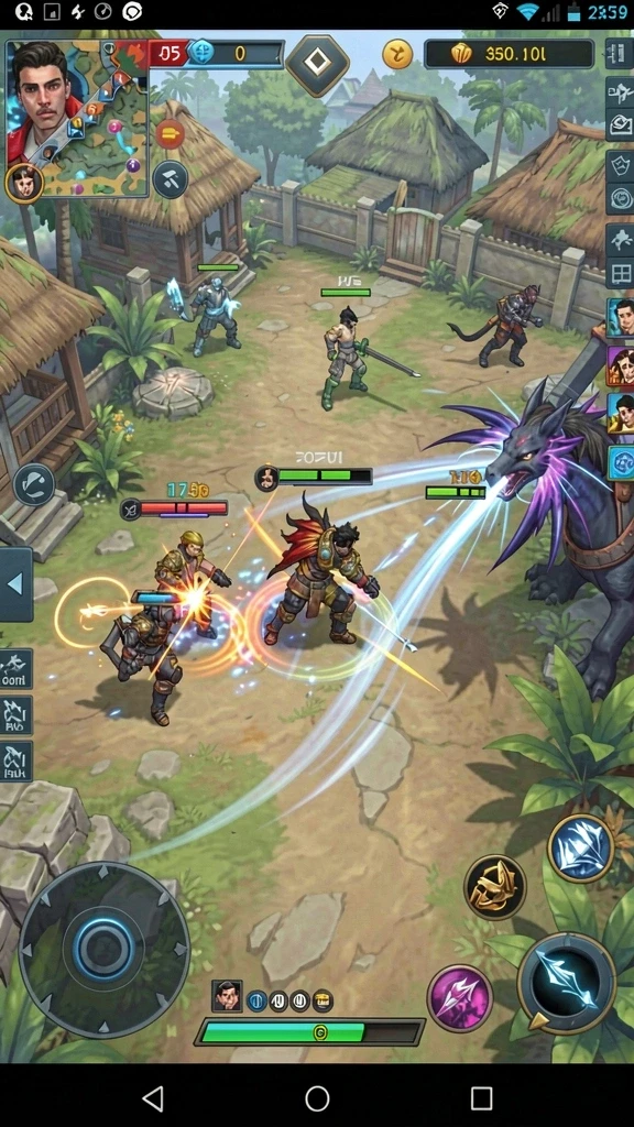 Karakter unik yang tersedia untuk dipilih di dalam game.