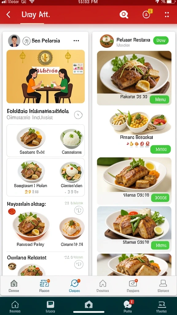 Tampilan antarmuka yang menarik dan user-friendly.