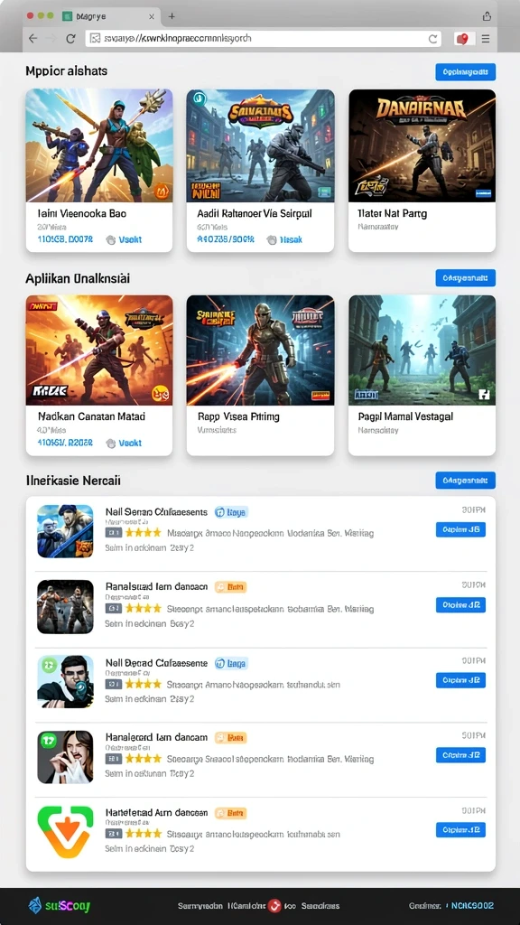 Gameplay yang menantang di setiap level.