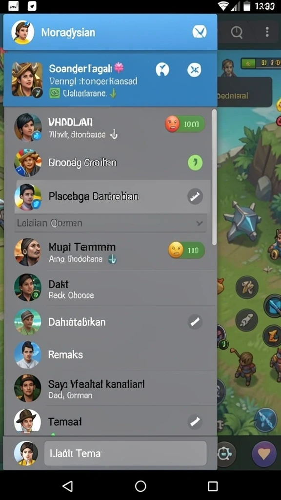 Tampilan karakter unik dalam permainan KINGDOM4D.