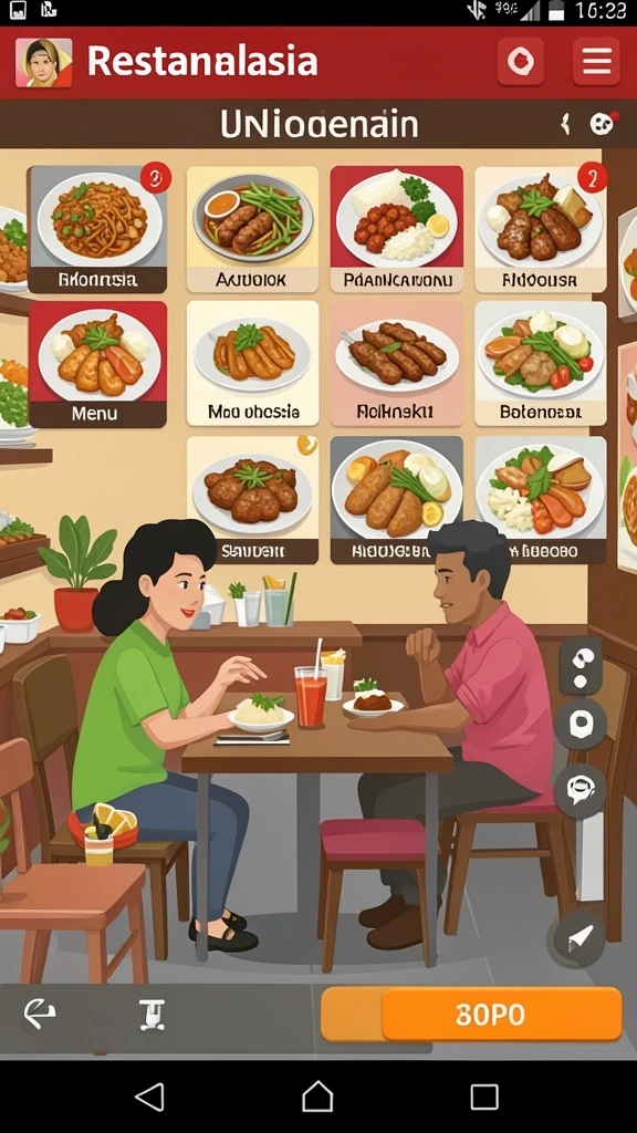 Tangkapan layar menampilkan karakter dengan kemampuan unik.