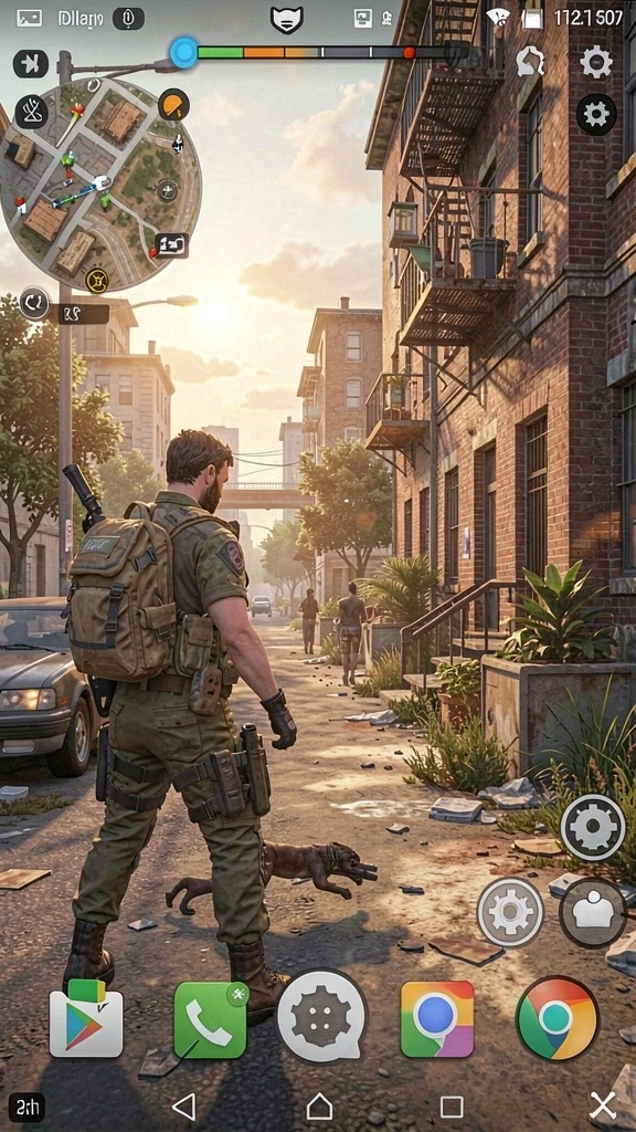 Screenshot interaksi multiplayer yang menyenangkan di dalam aplikasi.