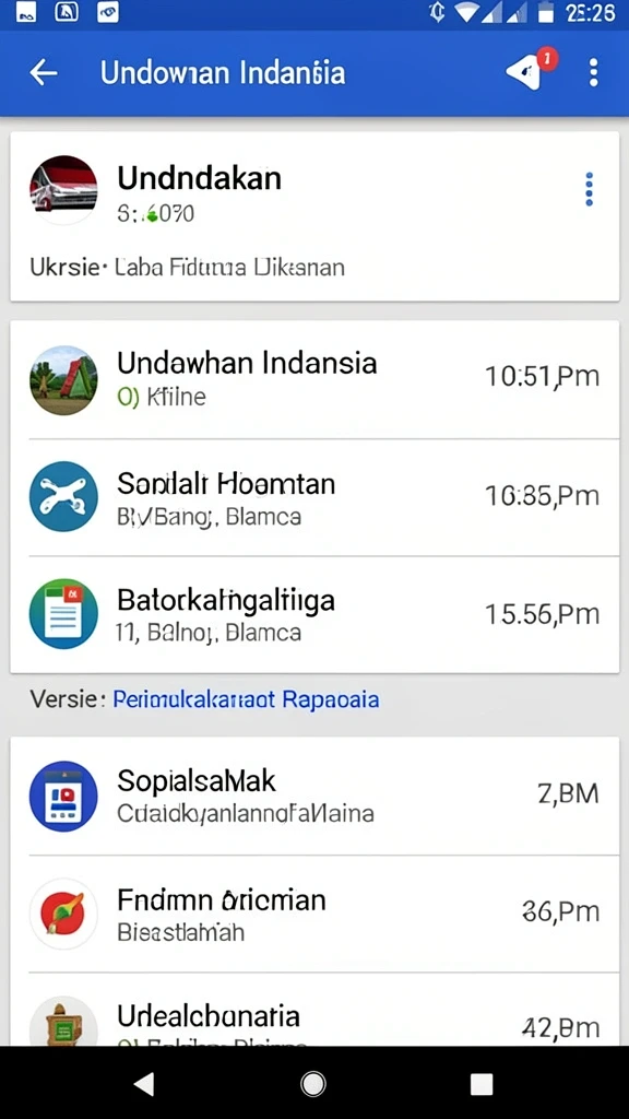 Tampilan utama yang menarik untuk pengguna.