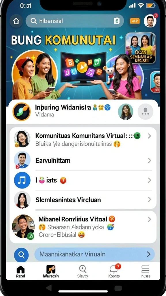 Karakter yang dapat dikustomisasi dengan berbagai pilihan.