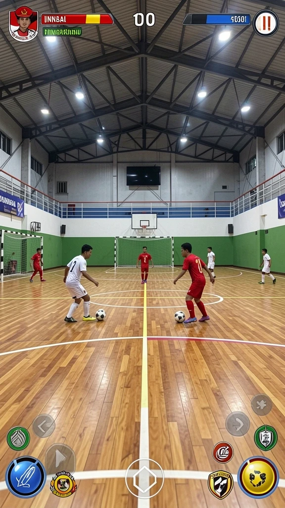 Screenshot menampilkan beberapa pilihan permainan yang tersedia.