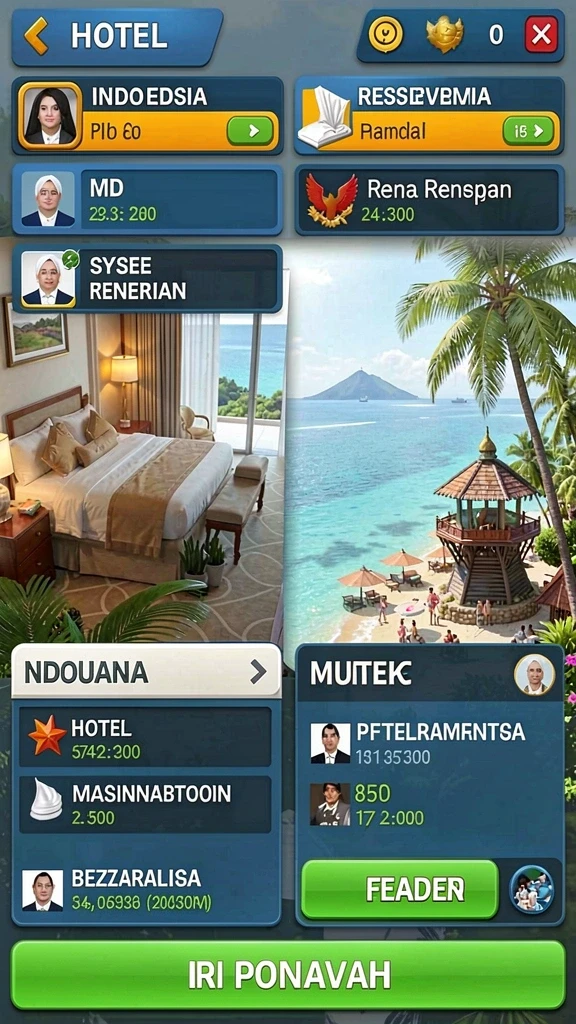 Tantangan seru yang harus diselesaikan di setiap level.