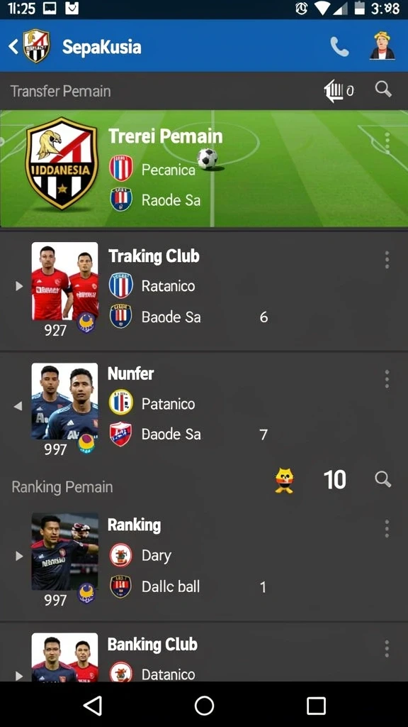 Tampilan antarmuka pengguna yang menarik dan intuitif.