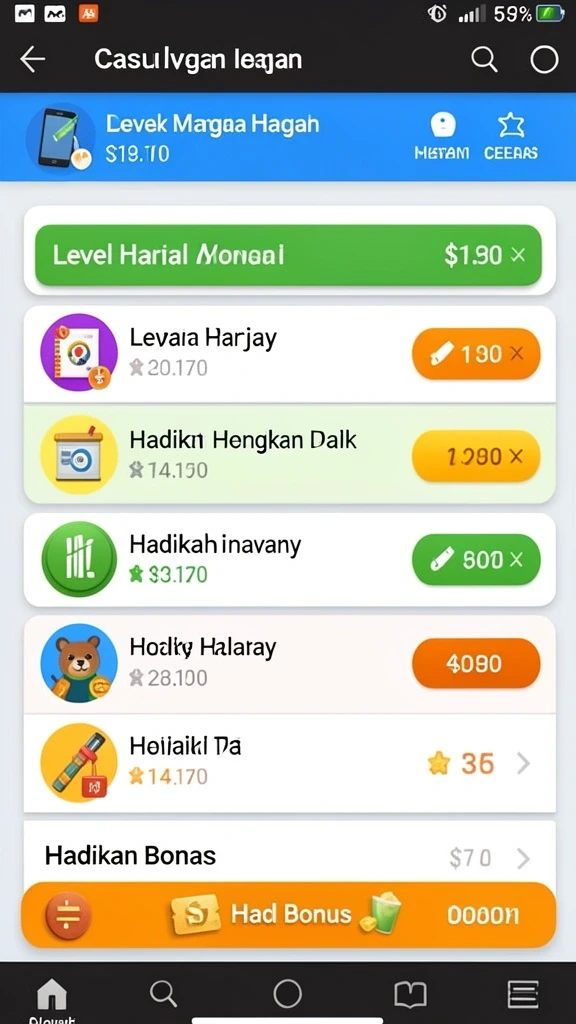 Tampilan grafik yang menakjubkan dan penuh warna.