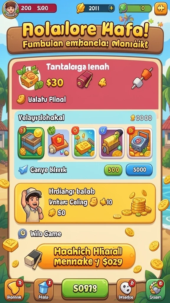 Karakter yang bisa disesuaikan sesuai keinginan pemain.