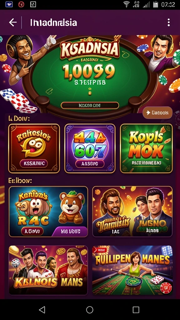 Menampilkan berbagai karakter yang dapat dipilih dalam game.