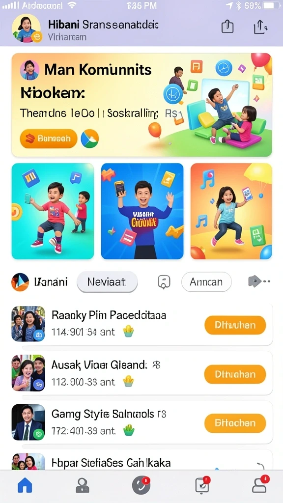 Karakter utama siap menjalani petualangan yang seru.