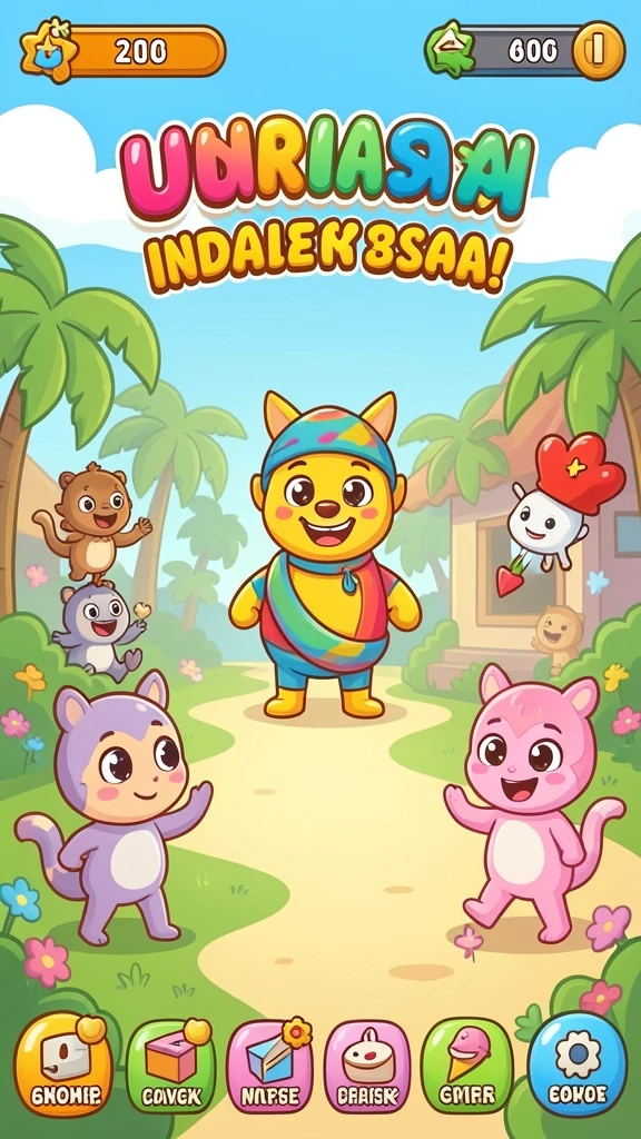 Gambaran mode permainan yang seru dan menantang.