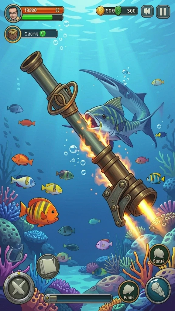 Screenshot yang menunjukkan momen seru dalam gameplay.