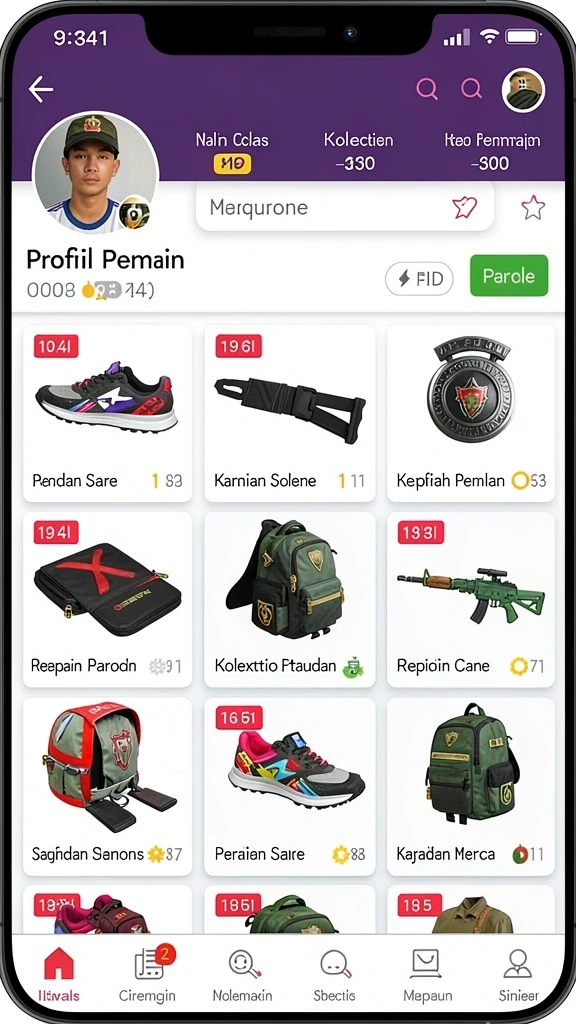 Banyak pilihan permainan yang menantang.