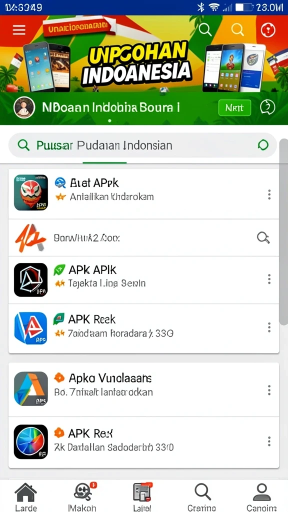 Tampilan antarmuka yang user-friendly dan menarik.