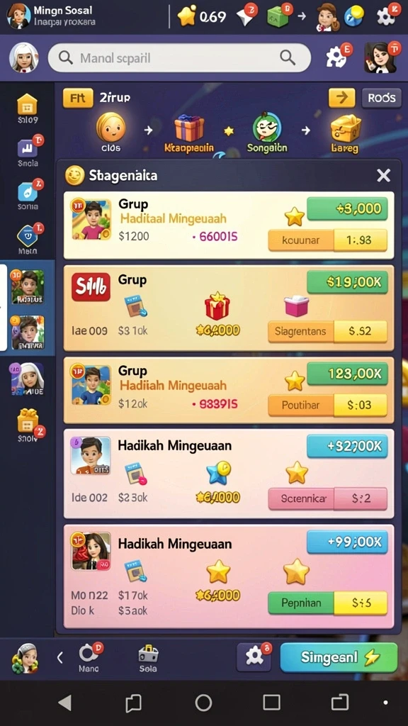 Momen petualangan seru di map baru.