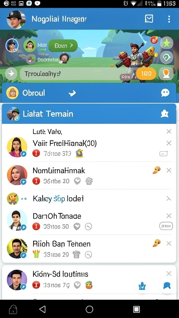Tampilan antarmuka SESETOTO yang menarik dan user-friendly.