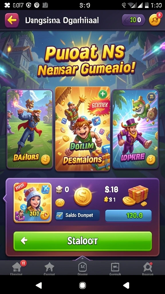Screenshot dari gameplay SESETOTO yang penuh aksi dan tantangan.