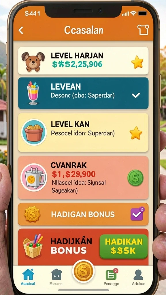 Tampilan antarmuka yang sederhana dan menarik.