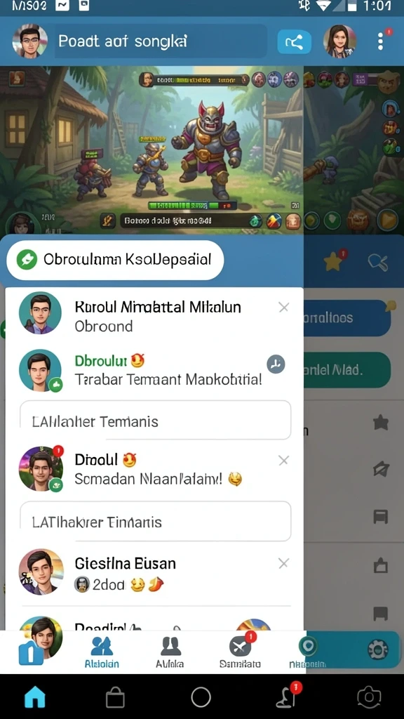 Tangkapan layar menunjukkan mode multiplayer yang seru.