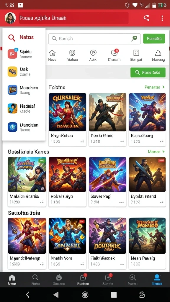 Screenshot dari mode multiplayer yang seru dan penuh aksi.