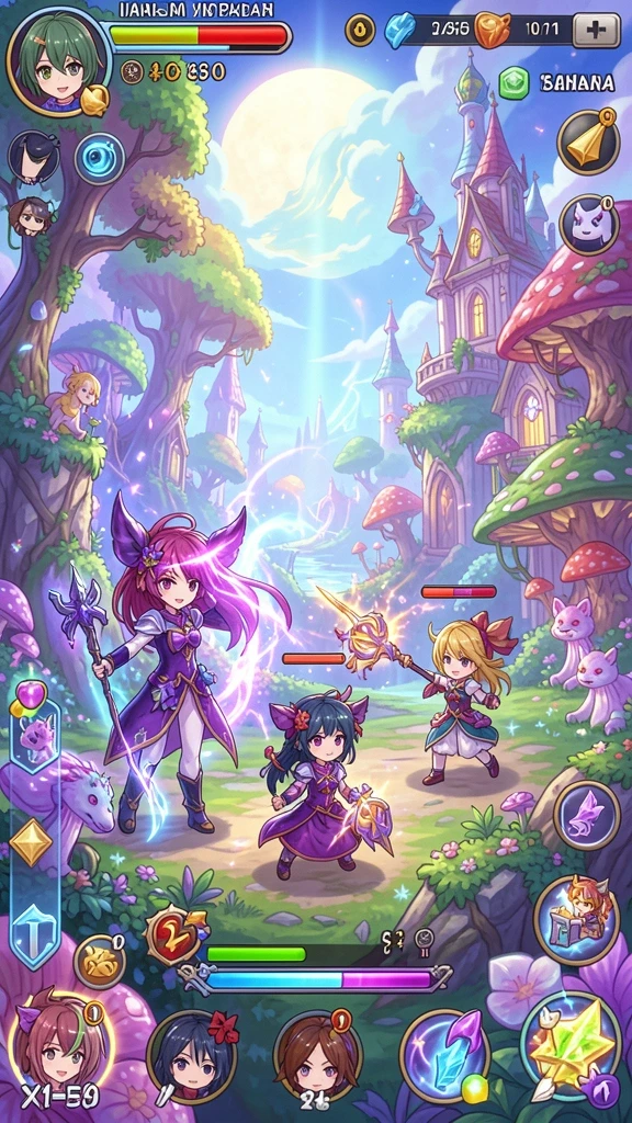 Screenshot saat bermain di mode multiplayer yang seru.