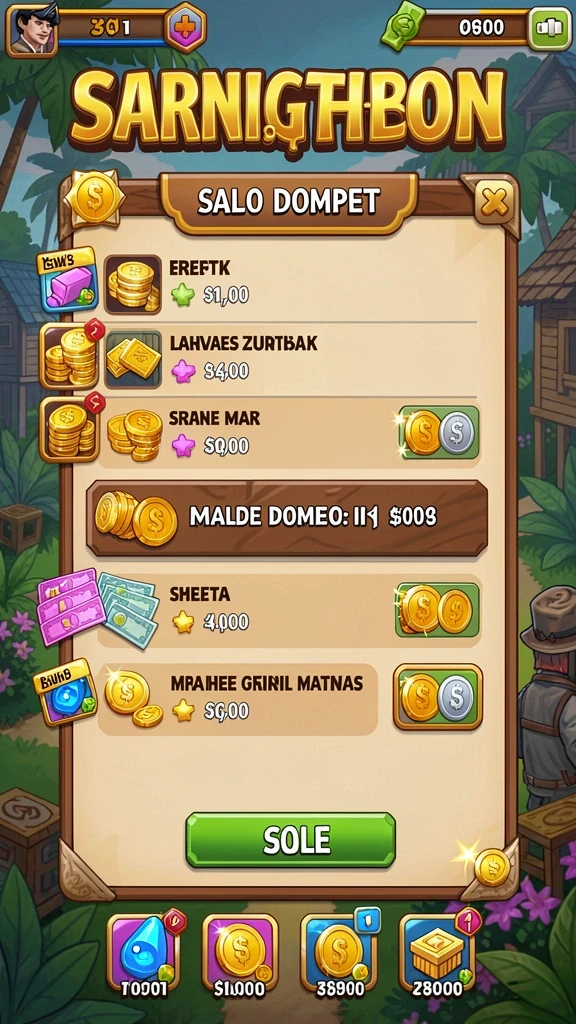 Tampilan antarmuka yang sederhana dan menarik.