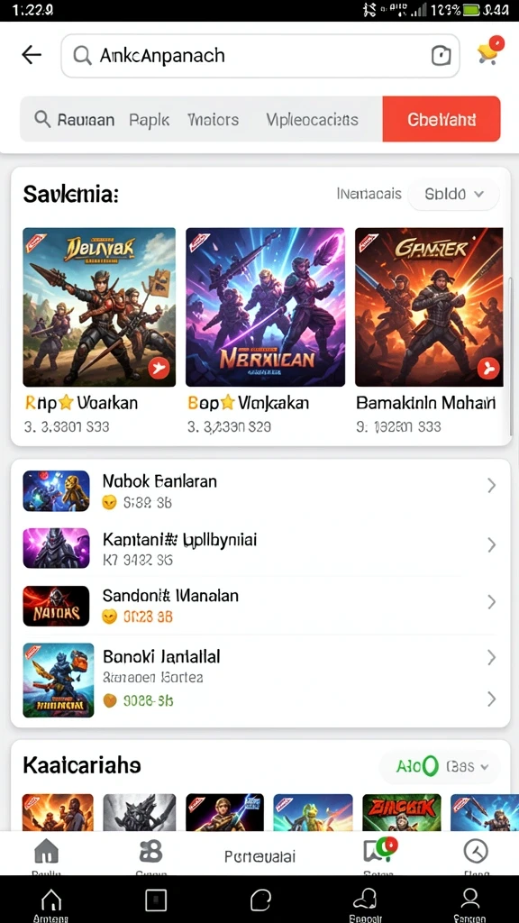 Tampilan antarmuka yang modern dan user-friendly.